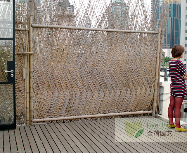 竹编篱笆竹篱笆制作手工竹篱编竹栅栏竹围墙_园林养护_上海