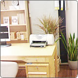 写字楼办公室办公间绿化效果图(17)